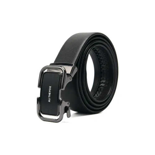 ALI THE FOX Zinc Alloy Leather Belts Unisex 3.5cm