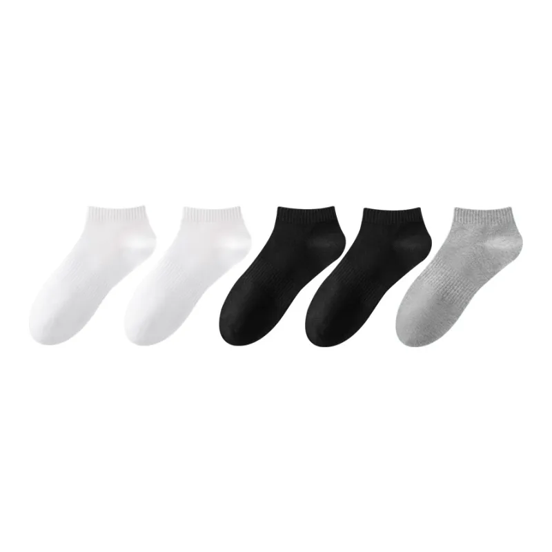 Lan Miao No Show Socks Men's 5 Pack-9