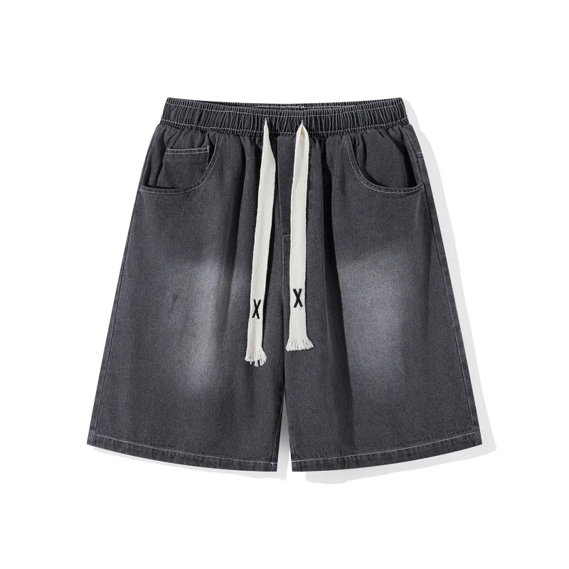 BRYAN JIMENEZ Denim Shorts Unisex-0