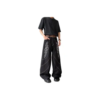 NVRFRGT Jeans Unisex Black
