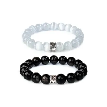 CMFY Obsidian Jade Bracelets Unisex