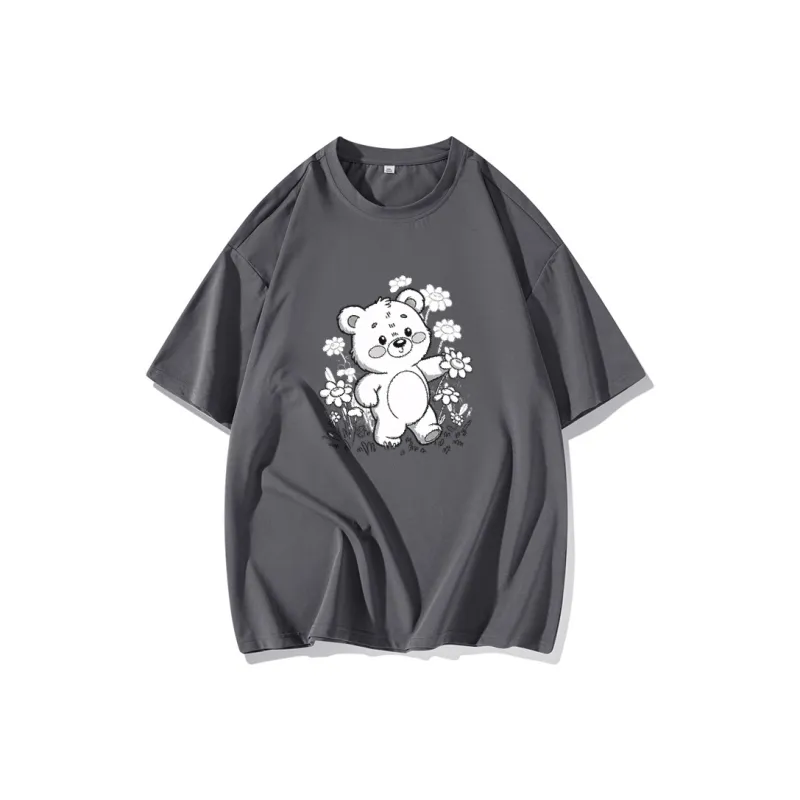 FAIRWHALE Drop Shoulder Sleeve T Shirt Women's-8