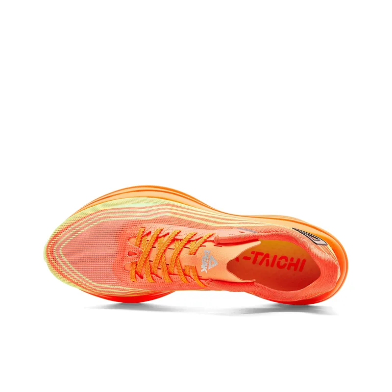 PEAK Cushioning Rebound Abrasion Resistant Slip Resistant Low Top Running Shoes Men's Fluorescent Orange-3