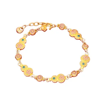 YINI Pure Silver 999.9 Bracelets Women's