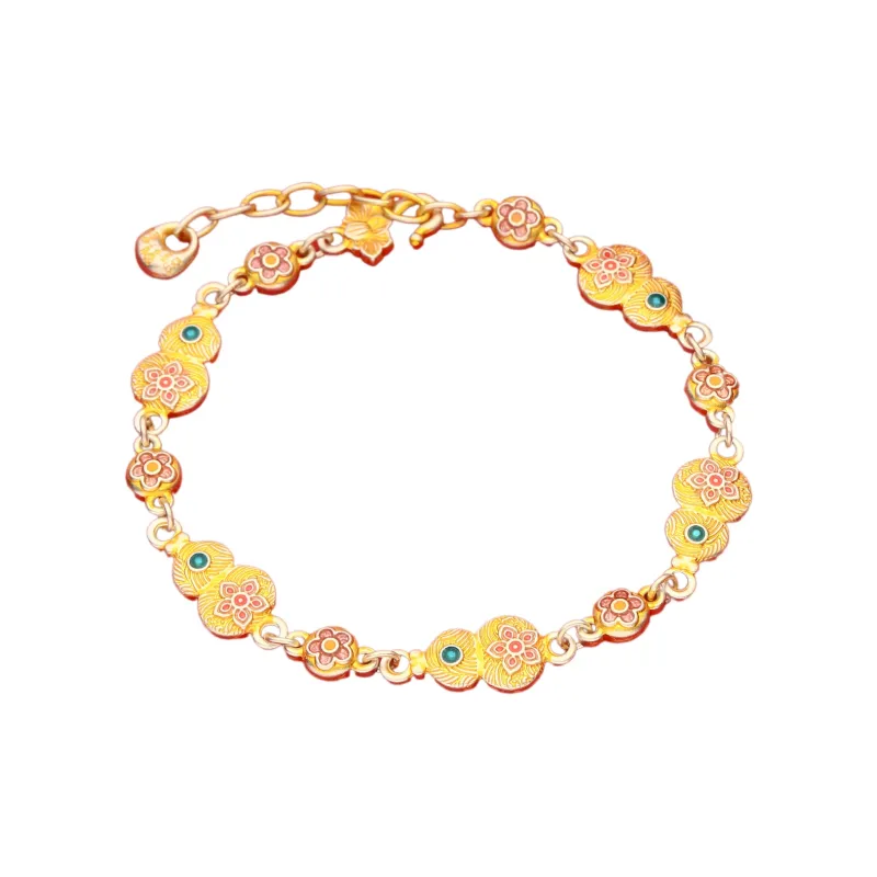YINI Pure Silver 999.9 Bracelets Women's-0