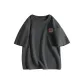 [220G Waffle Knit]Dark Gray (Warm Brown Smile Chest Logo)