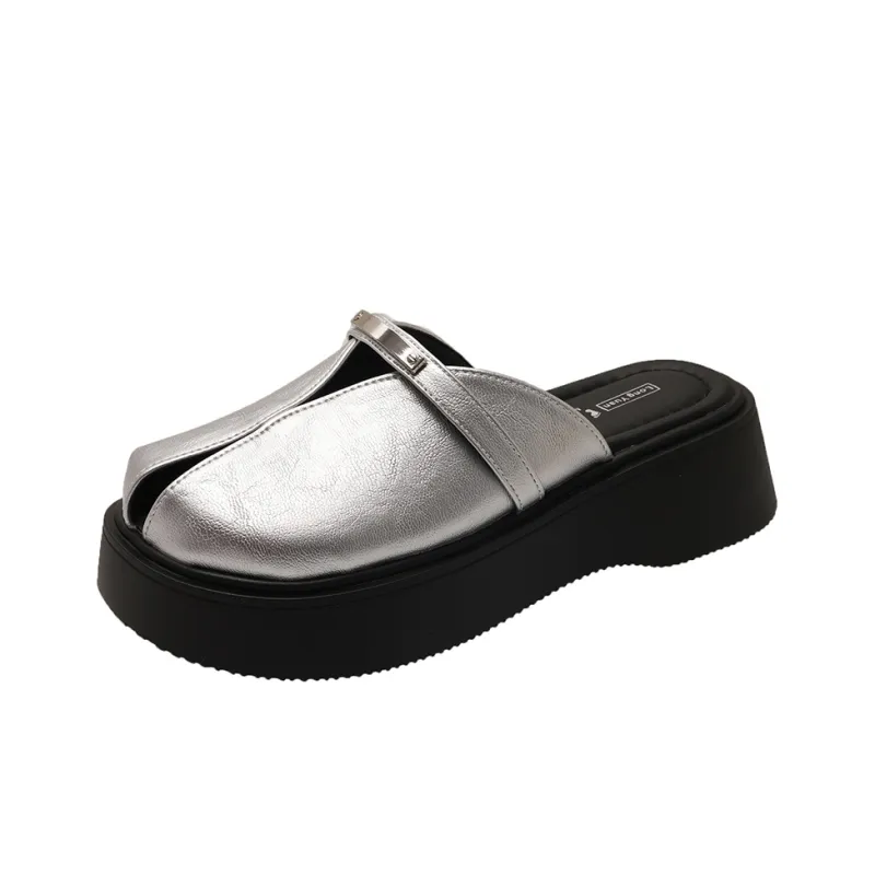 CHILI Quiet Abrasion Resistant Slip Resistant Closed Toe Slippers Women's-0