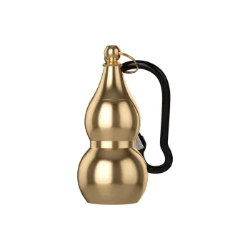 KERPA Creative Pure Copper Gourd Styling Portable Ashtray, Home And Outdoor Use, One Size