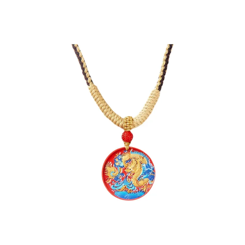 BYTHERE Reconstructed Cinnabar Necklaces Unisex-0