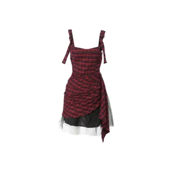 POPO.INFO Slip Dresses Women's Red