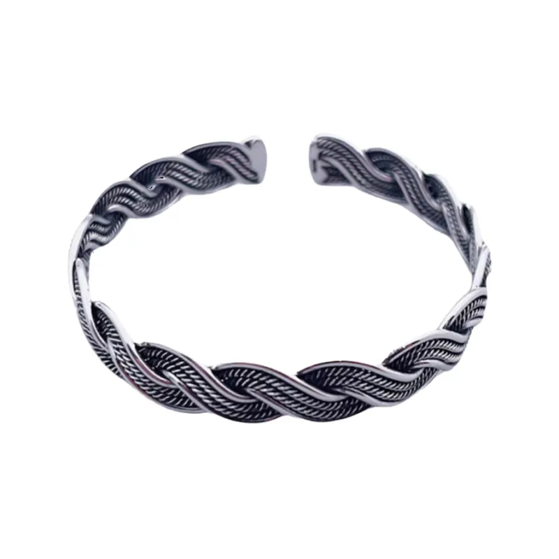 FUYUFU 999 Fine Silver Bangles Women's-0