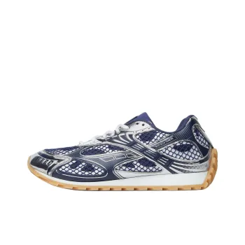 Bottega Veneta Orbit Low Top Casual Shoes Men's Dark Blue