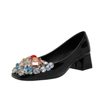 Than Than Me Chunky Heel High Heels Women's