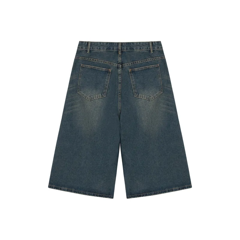 V37 Denim Shorts Unisex-1