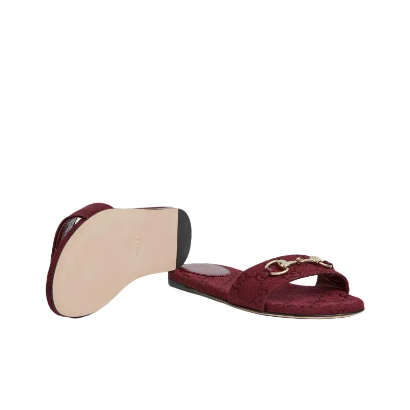 GUCCI Slide Slippers Women's Red-5