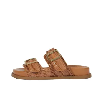 Schutz Slide Slippers 3cm Women's Brown