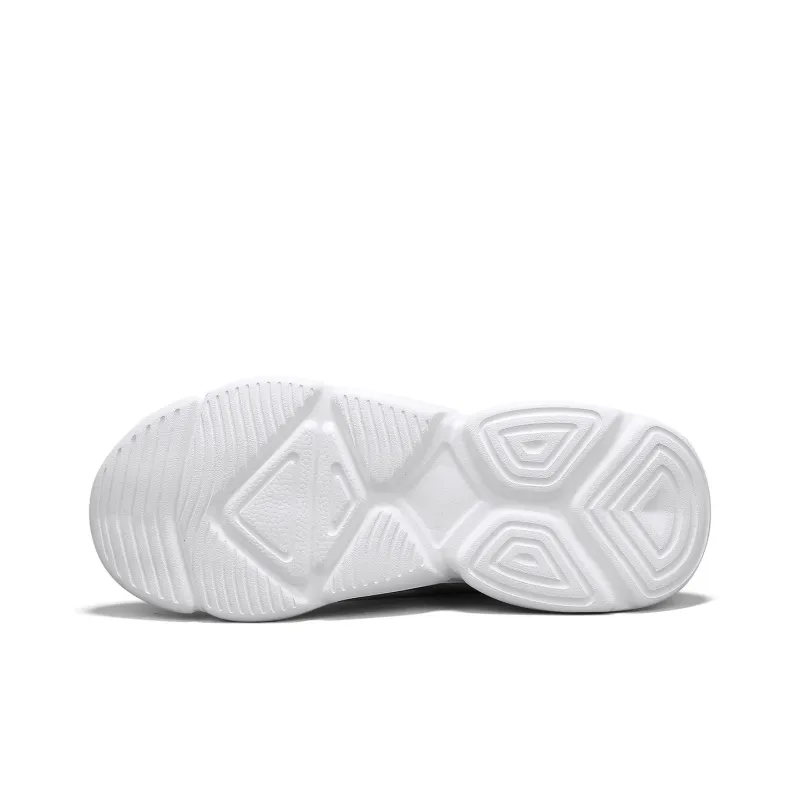 WARRIOR Running Shoes Men Low Top White Gray-5
