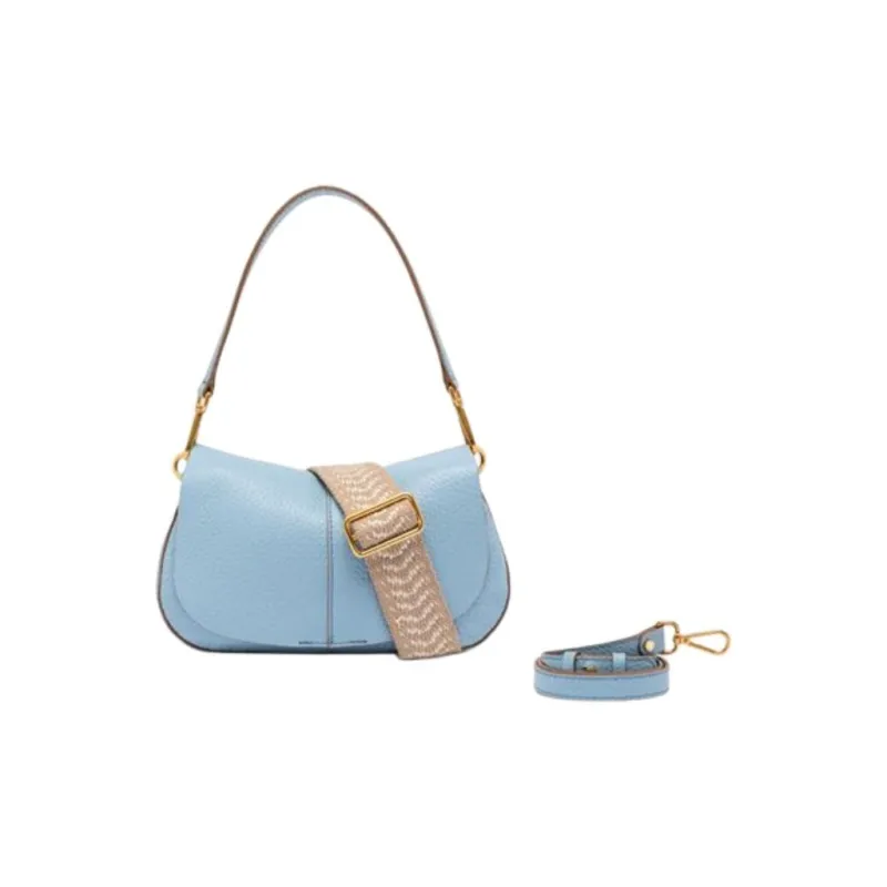 GIANNI CHIARINI Helena Round Foldover Top Shoulder Bag-2