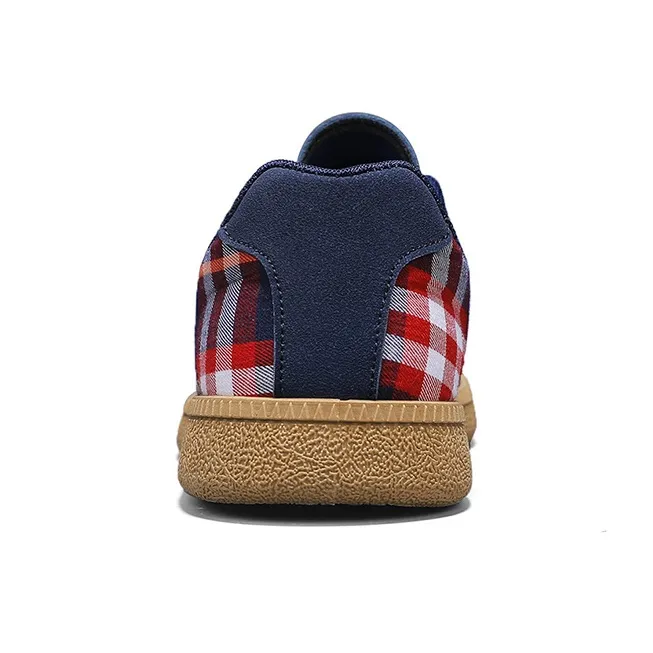 Binary Non slip Lightweight Low Top Casual Shoes Men's Blue-3