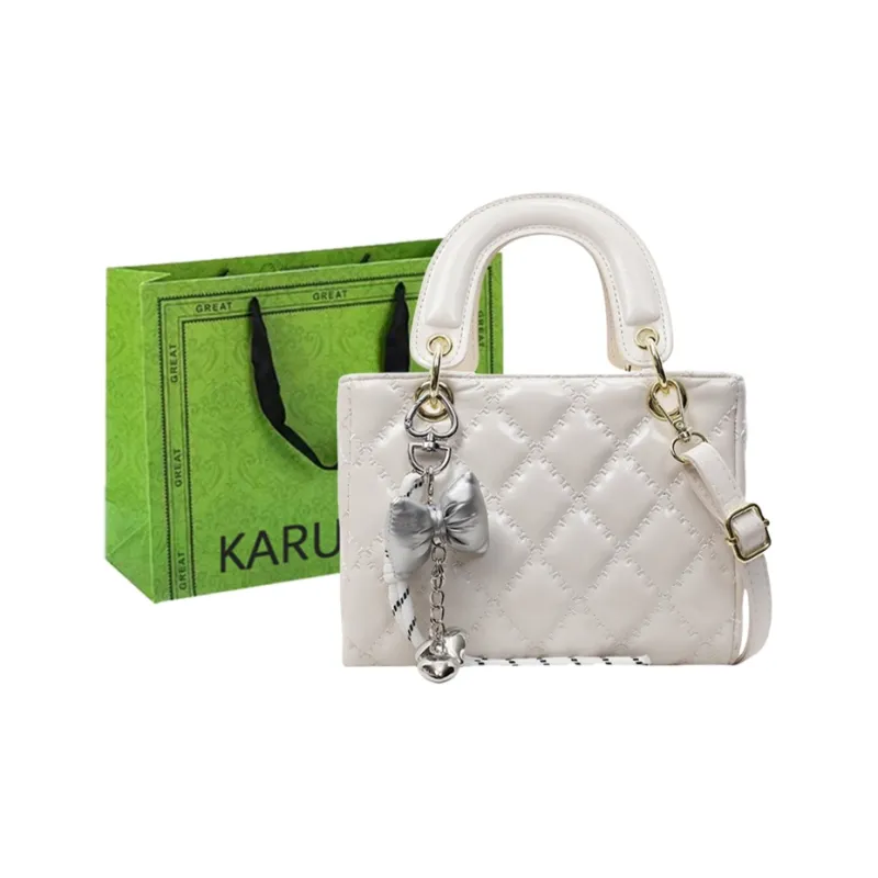 KARUISHA PU Handbag Women's Ecru/Pink/Blue/Black-0
