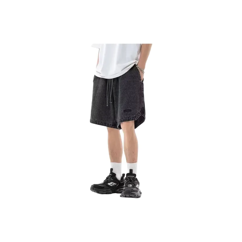 Fakeyoung Denim Shorts Unisex-5