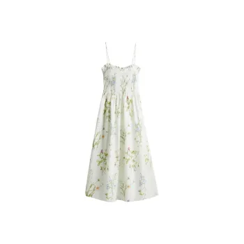 H&M Slip Dresses Women's White/Floral