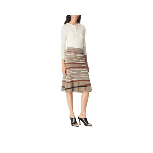 Bottega Veneta SS25 Knit Long Skirt Women's Multicolor