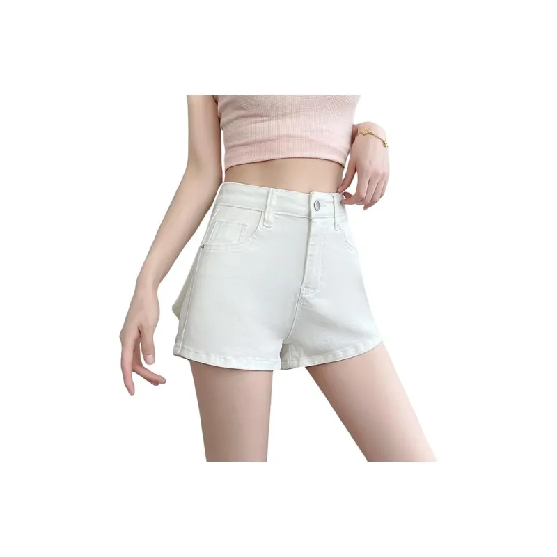 Mu Xiao Xin Denim Shorts Women's-0