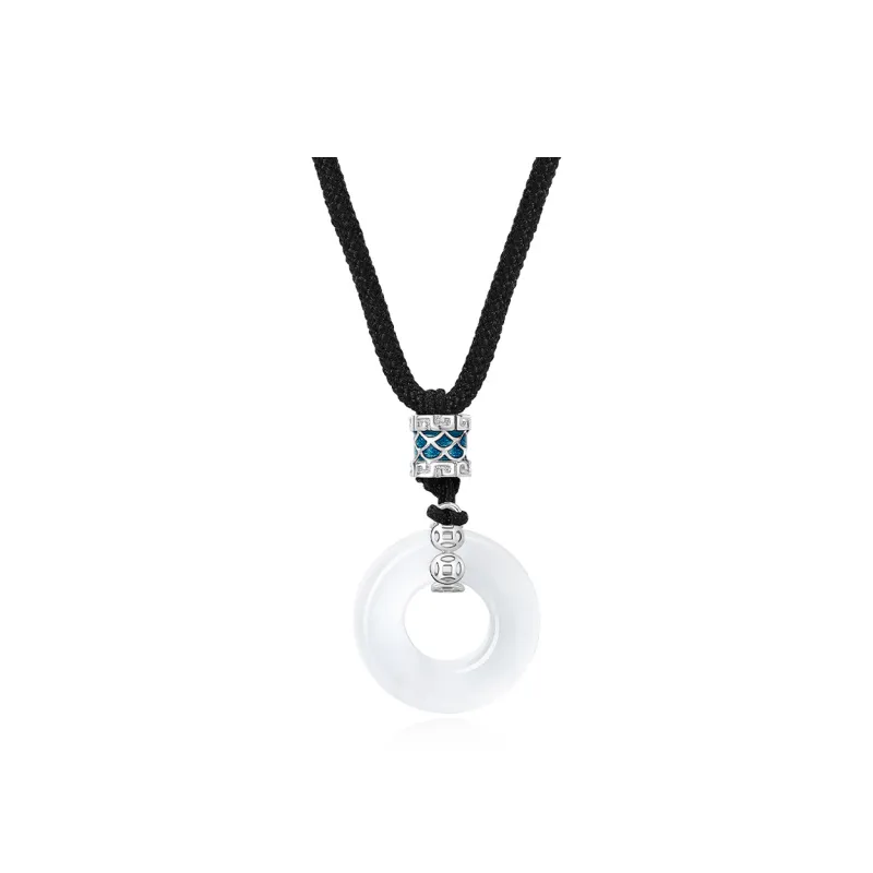 Seven Seven Silver Jewelry Chalcedony Necklaces Unisex-0