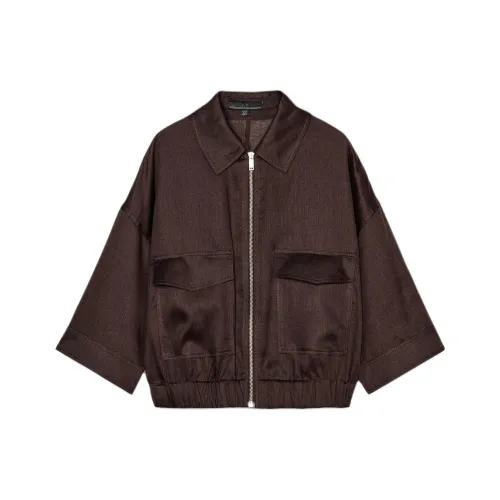 ZARA Jackets Women's Brown