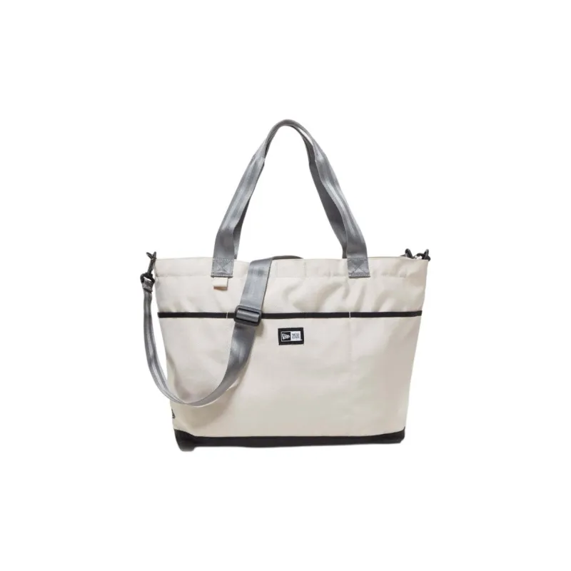 New Era Polyester Tote Bag, Shopping Bag, Shoulder Bag, Crossbody Bag, Handbag Unisex Stone Gray-0