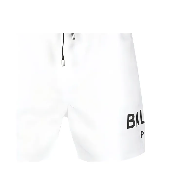 BALMAIN Swimming Shorts Men White-3