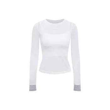 Ariseism Long Sleeved T Shirt For Women's Spring Slim Fit Slimming Top Women's