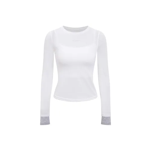 Ariseism Long Sleeved T Shirt For Women's Spring Slim Fit Slimming Top Women's
