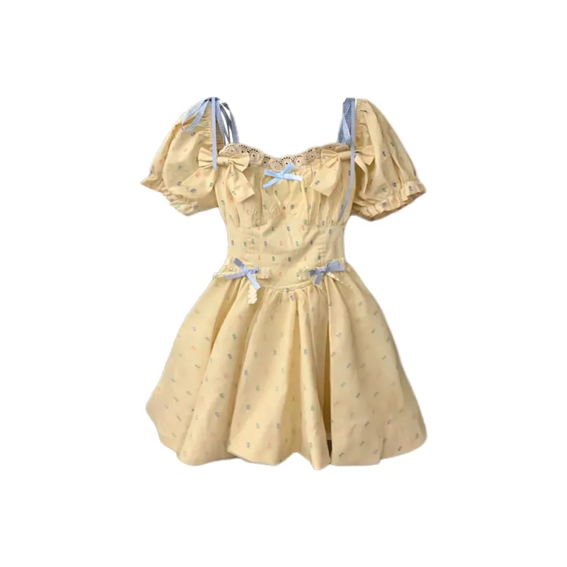 Peaches Peaches Short Sleeved Dress Women's-0