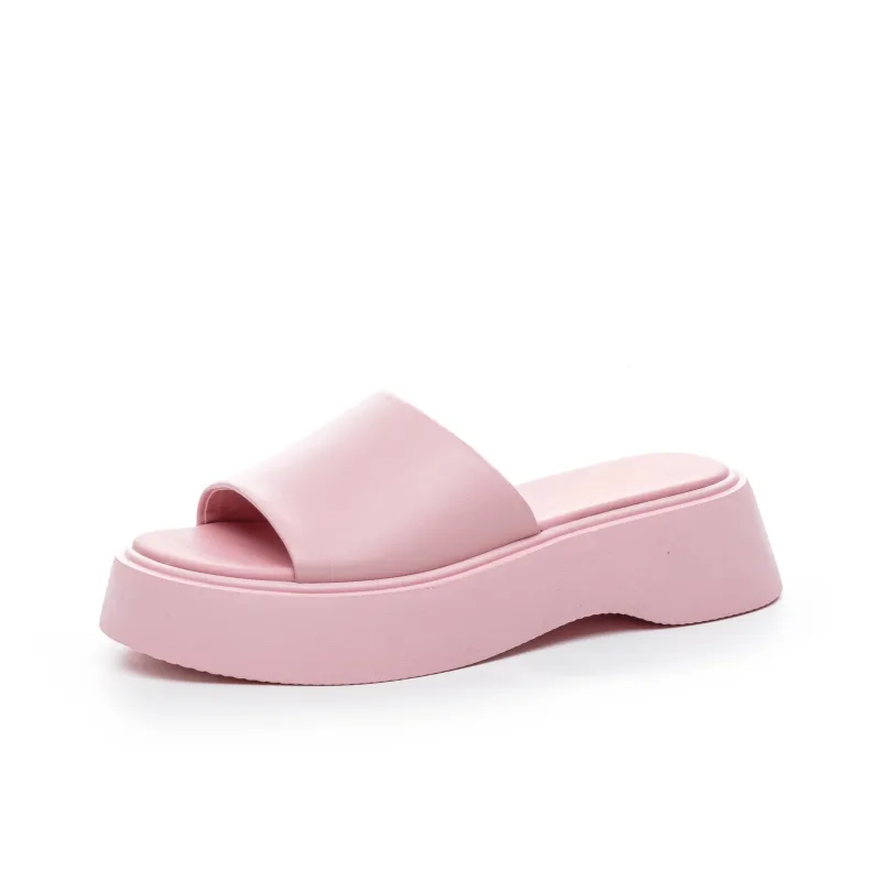 SOBB PU Polyurethane Abrasion Resistant Cushioning Slide Slippers Women's-5