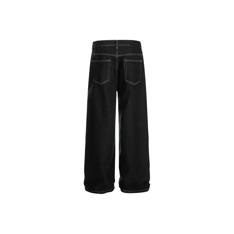 MT99 Jeans Unisex Black-1