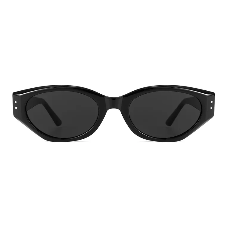 MK MINGKU Plate Frame Cat Eye Sunglasses Unisex-1