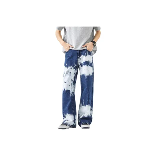 FAWENXIANGZI Jeans Men Blue