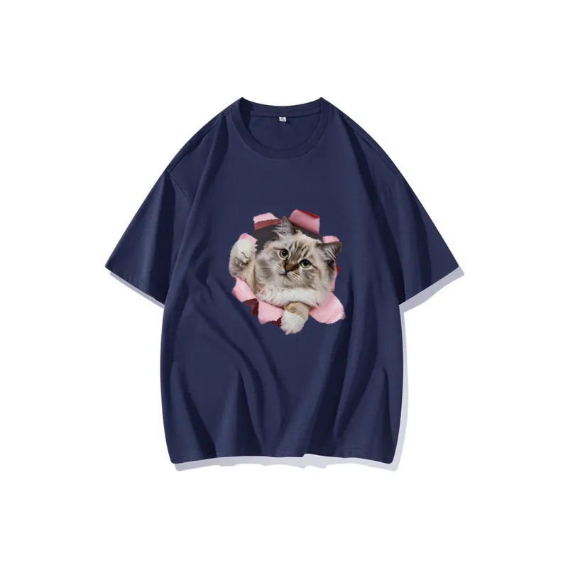 FAIRWHALE Drop Shoulder Sleeve T Shirt Women's-6