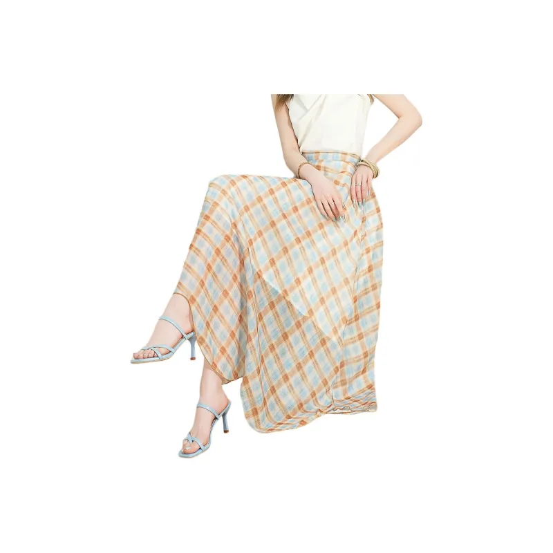 TERRE BLEUE Casual Long Skirt Women's-4