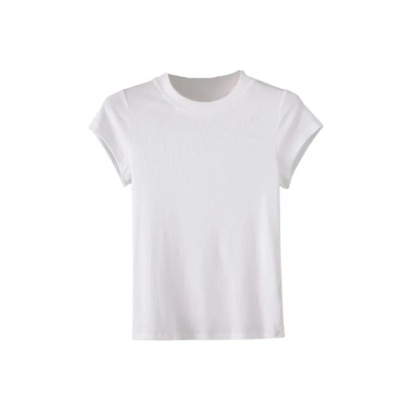 Late White T Shirts Women's White-0