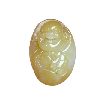 BUDOUXIAOAI Pendants Sugar Jade Women's