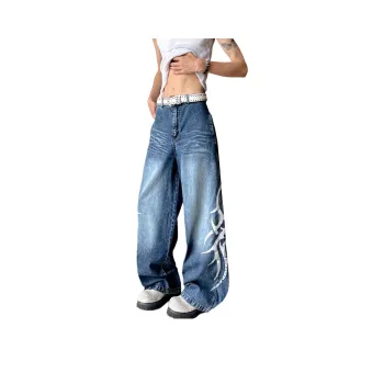 NVRFRGT Jeans Unisex Blue