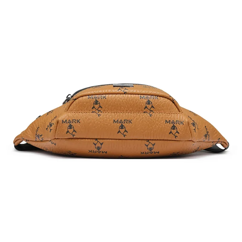 FAIRWHALE PVC Sling Bag Regular Unisex Brown-3