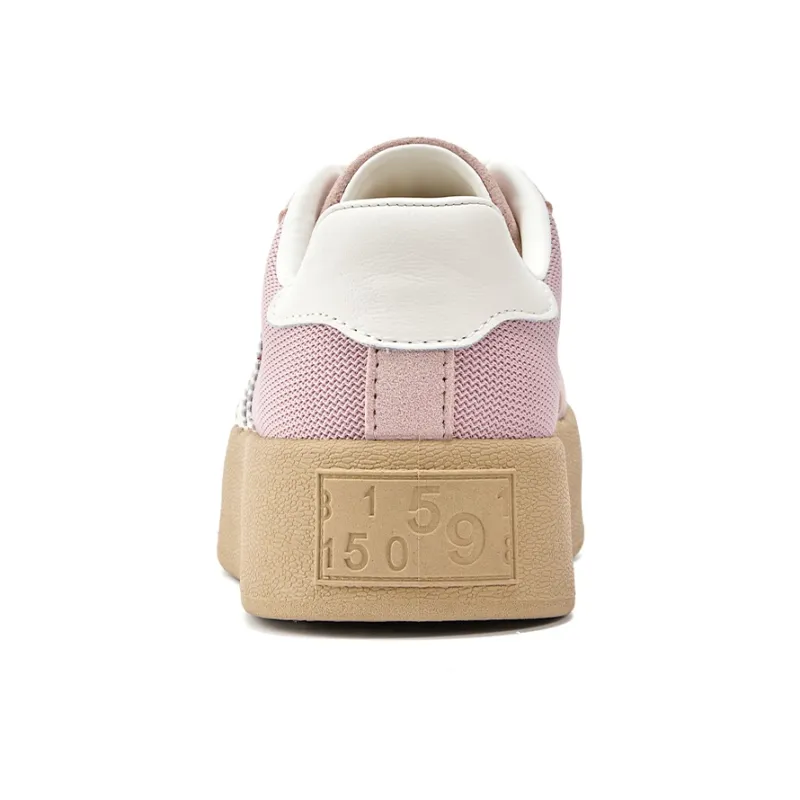 La Chapelle Abrasion Resistant Low Top Skateboard Shoes Women's Pink-4