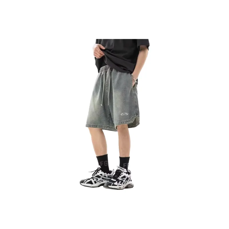 Fakeyoung Denim Shorts Unisex-0