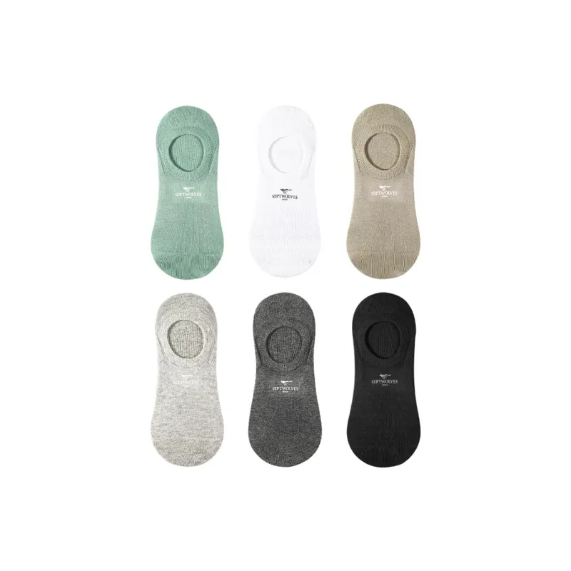 SEPTWOLVES No Show Socks Men's Exquisite Box-12