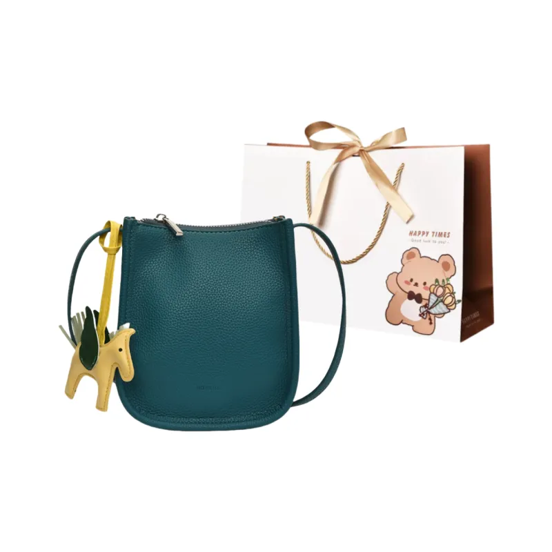 ERANGBEAR PU Crossbody Bag With Cell Phone Pouch Regular Women's Multicolor-4