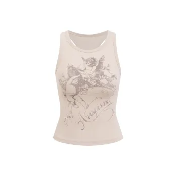 Ariseism Tank Tops Women's Light Khaki